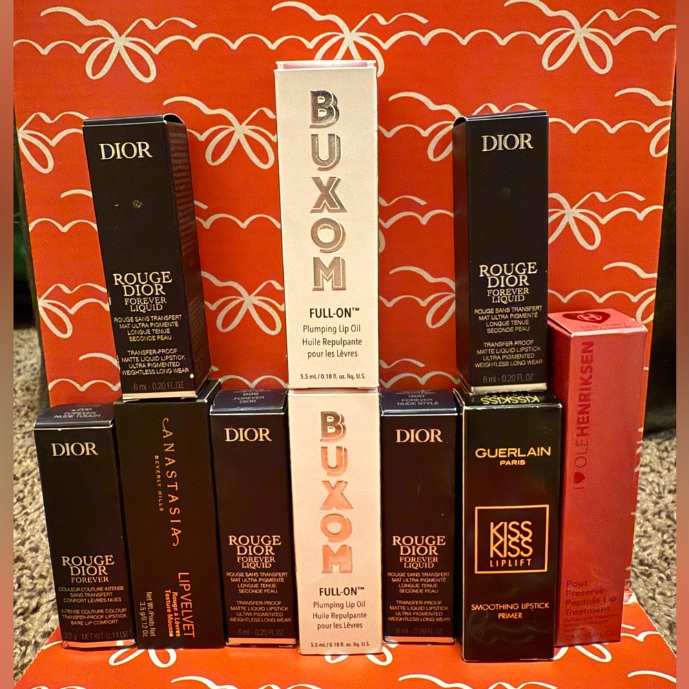 Designer Lipstick Bundle, Dior, Buxom, Guerlain, Anastasia,etc.All New, in Box - Picture 5 of 15